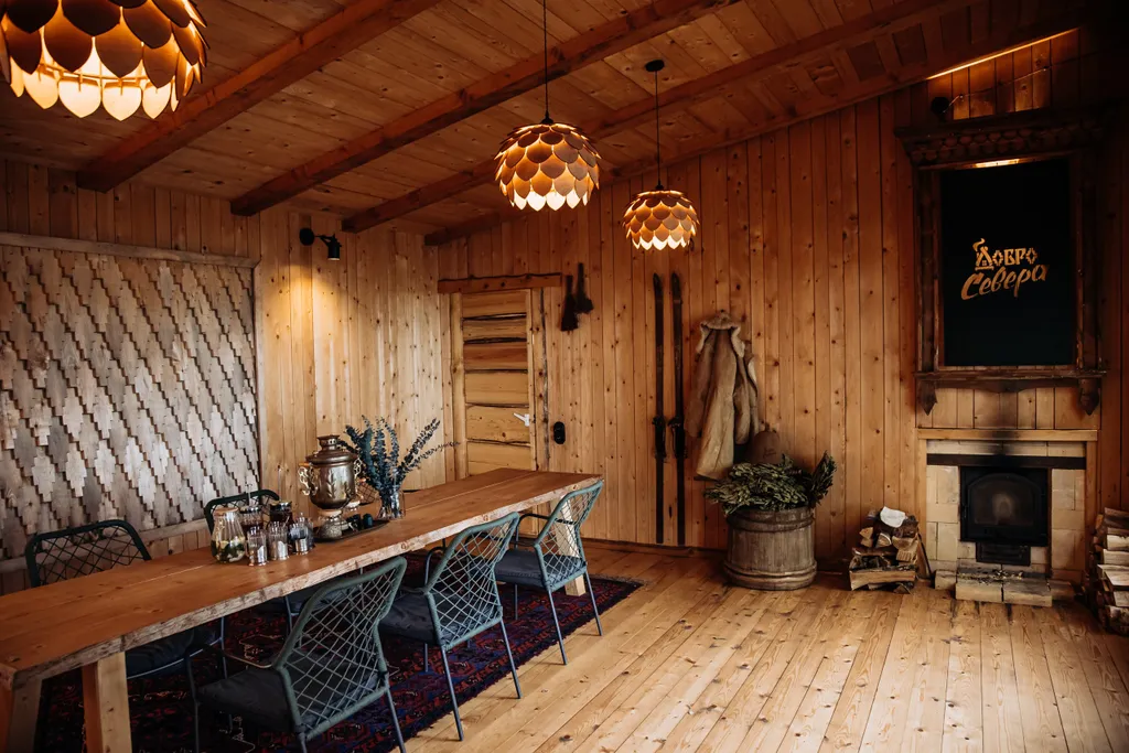 Номера у озера с баней и чаном