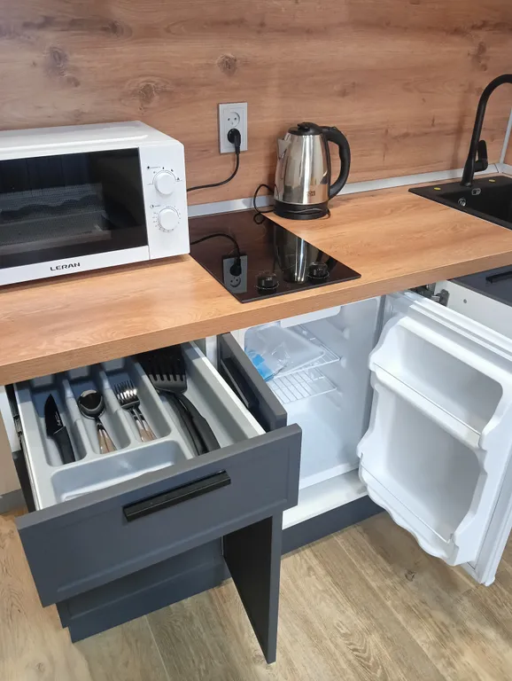 Уютная студия со свежим ремонтом на берегу реки Ока