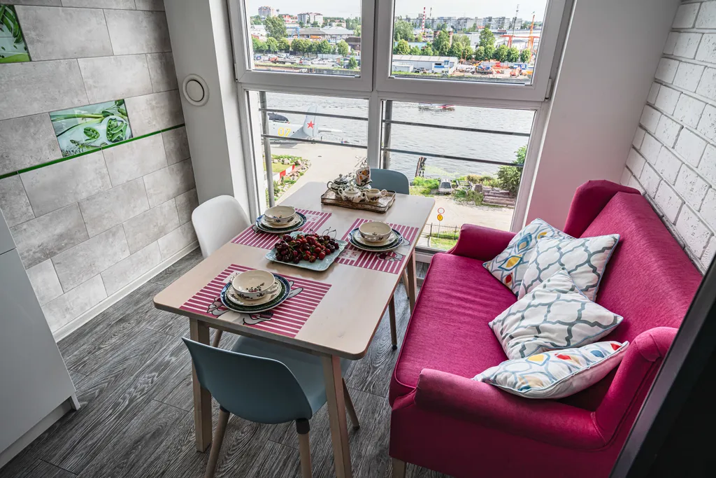 Квартира Двухкомнатные апартаменты с видом на реку — Калининград