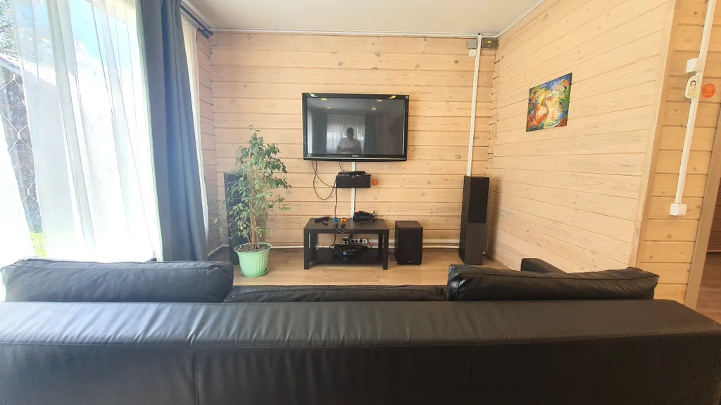 Дом в стиле шале, с сауной