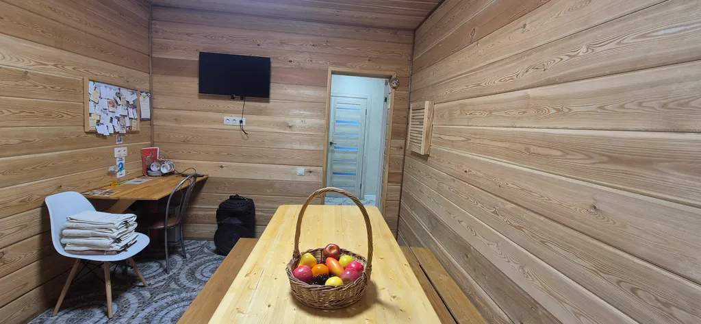 Дом 118m2 — сибирский чан, бассейн, беседка
