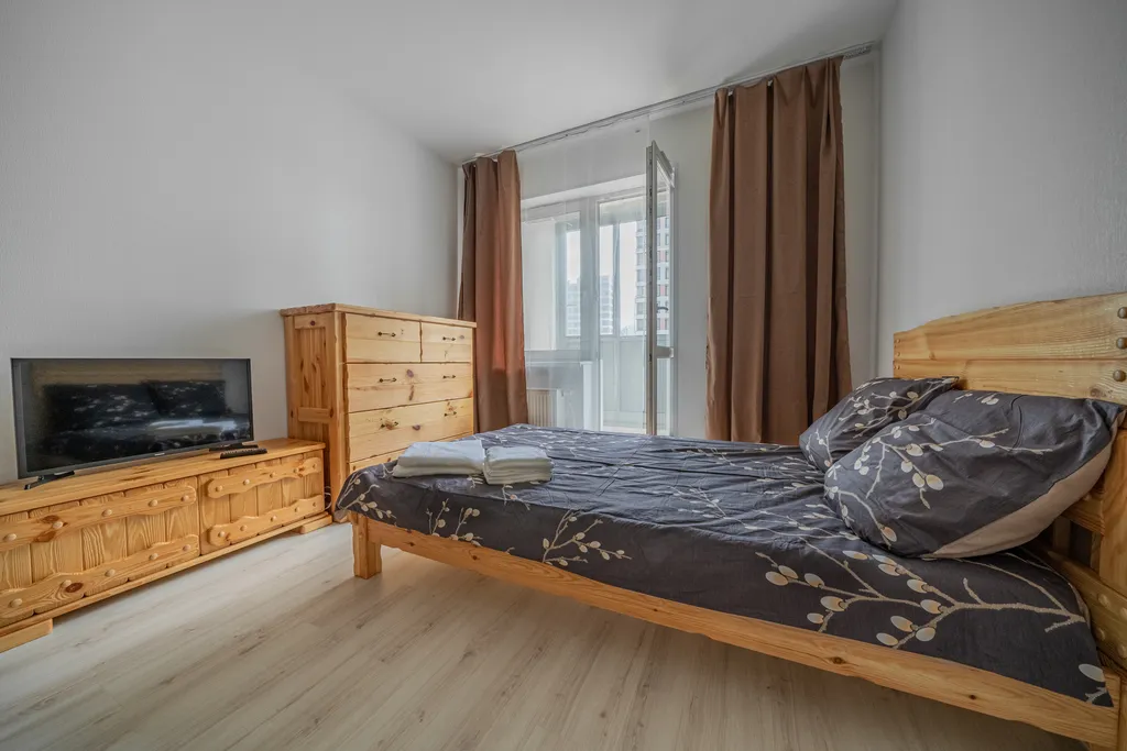 Квартира Квартира Уютная студия с возможностью размещения четверых гостей — Санкт-Петербург