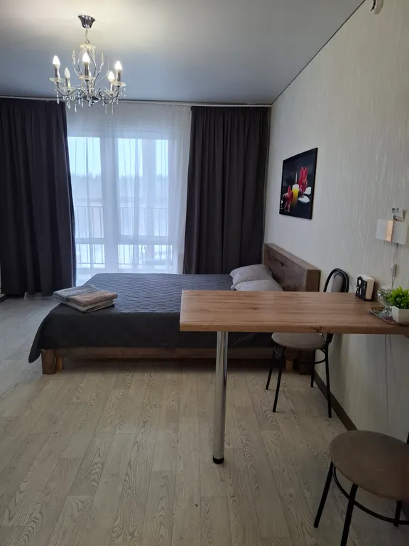 Чистая квартира-студия в ЖК Акварели