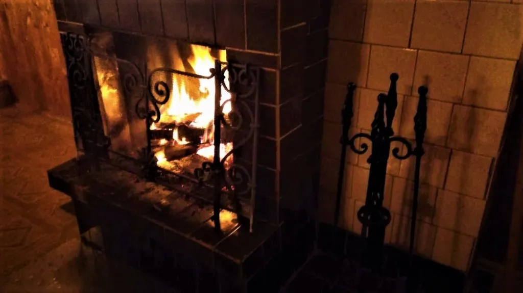 Коттедж Уютный коттедж с камином, баней и детской площадкой с батутом у озера — Завирье