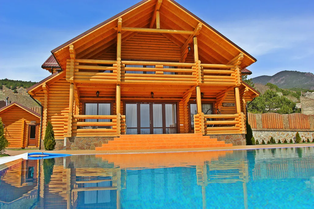 Дом с панорамным видом на море и гору Аю-Даг