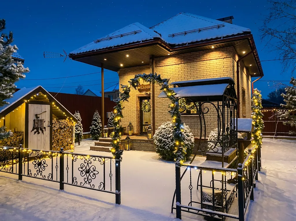 Коттедж Современный домик с баней, чаном и беседкой — аренда посуточно в Некрасовский