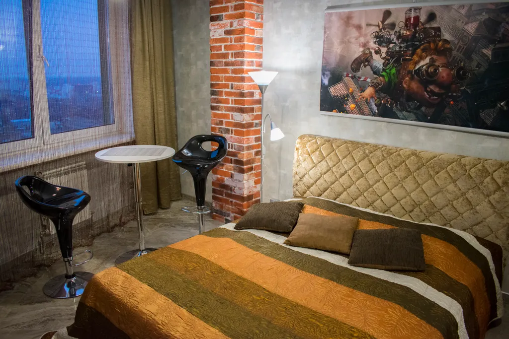 Квартира Квартира Jacuzzi 55*smarttv kingsizeкровать кухня панорамный вид на центр гора — Минск