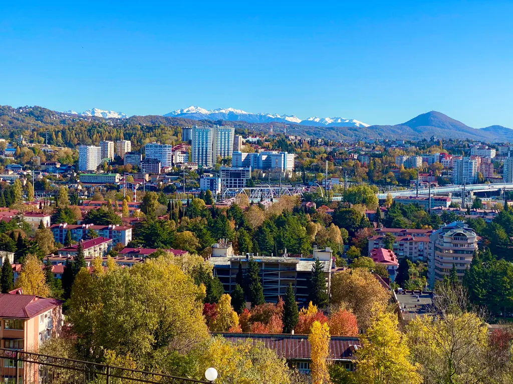 Квартира Квартира Студия в центре с террасой Сияние Сочи — Сочи
