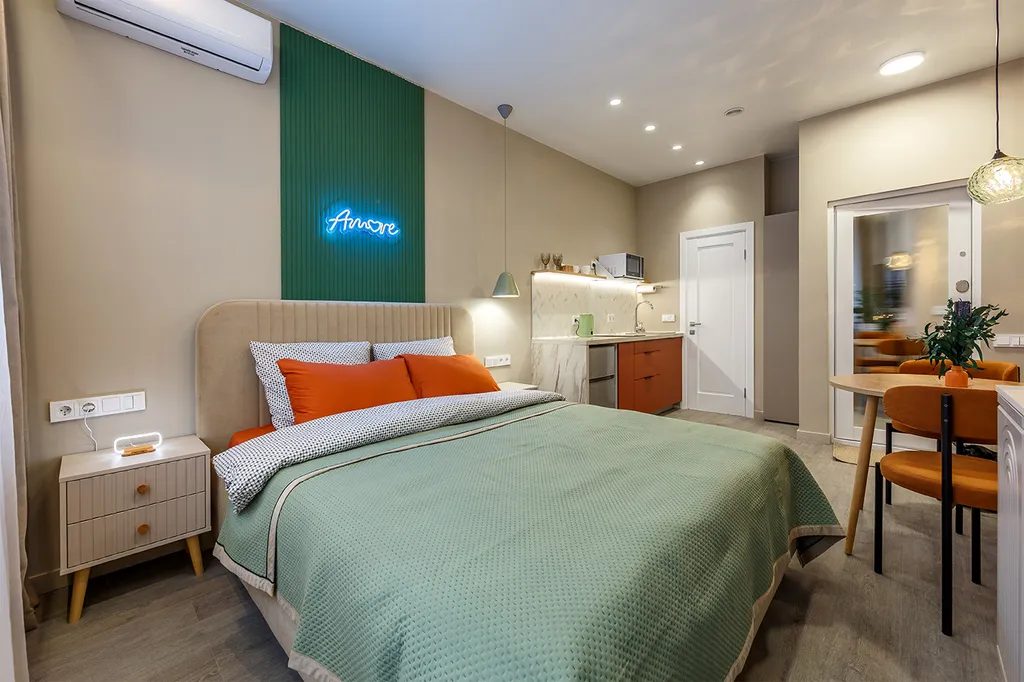 Квартира Квартира Уютная студия в ЖК Прокшино — Москва