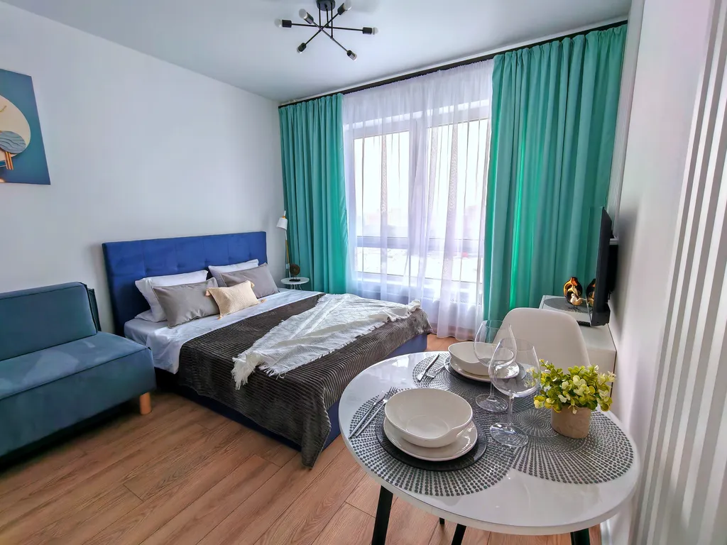 Элегантная студия с видом на закат с 23 этажа в ЖК Восточное Бутово