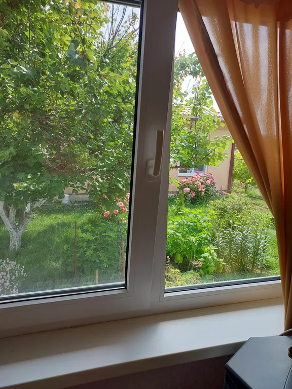 Уютный домик в окружении зелени