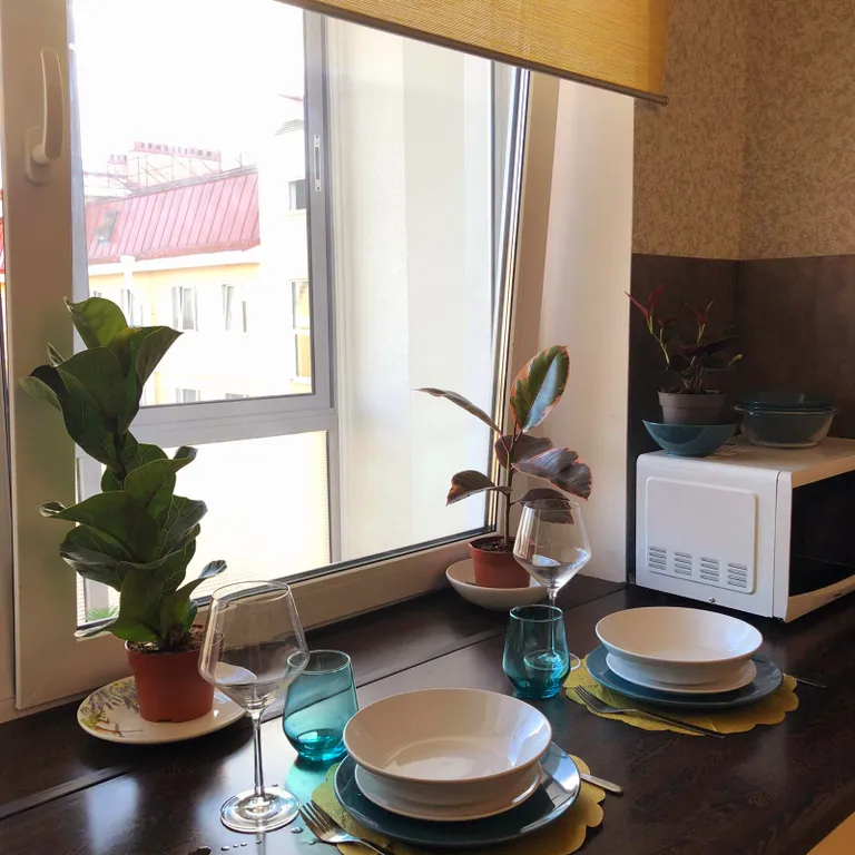 Уютная квартира с отдельной спальней и просторным балконом