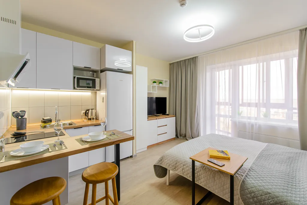 Квартира Уютная видовая студия — аренда посуточно в Томск