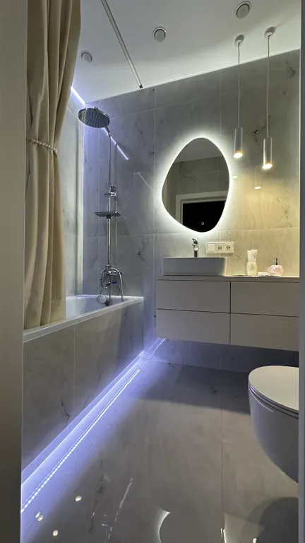 Видовая уютная квартира с дизайнерским ремонтом и видом на реку