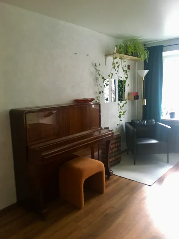 Милая квартира с пианино в самом центре города