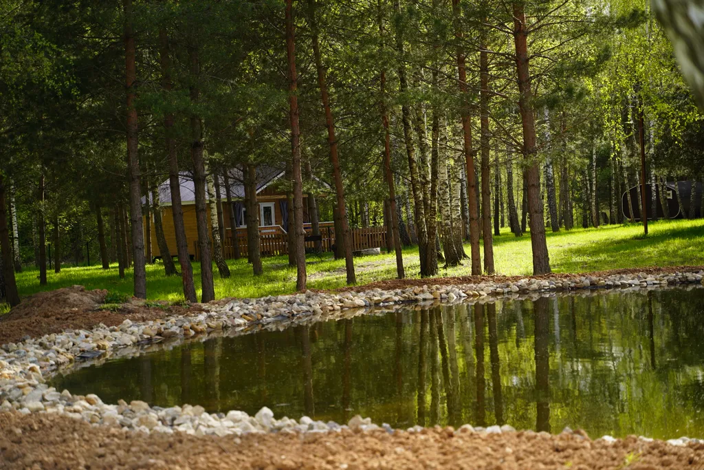 Отдых в лесу с баней и горячим чаном