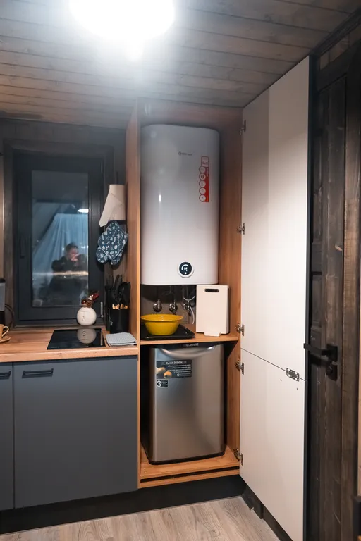 Дом А-Фрейм 42м2 с террасой №1