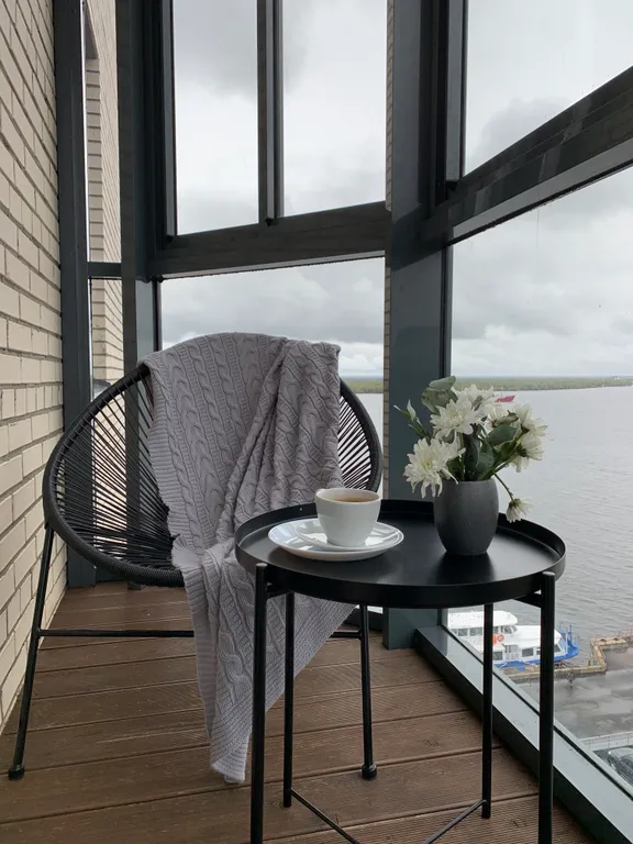 Стильная квартира с видом на Двину