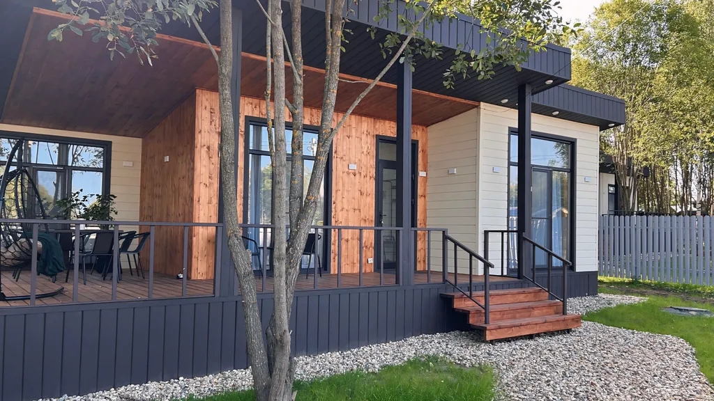 Хвойный - дом с баней и чаном