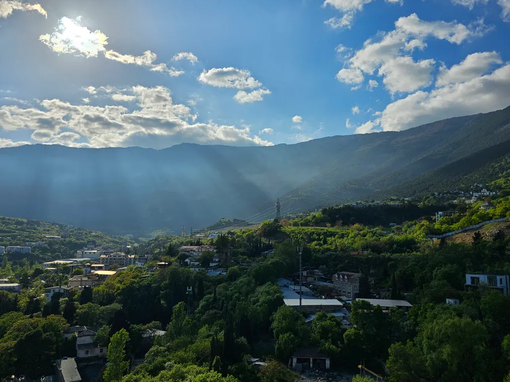 Уютная квартира с видом на горы