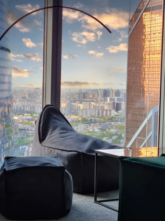 2-комнатные lux апартаменты Москва сити на 54 этаже