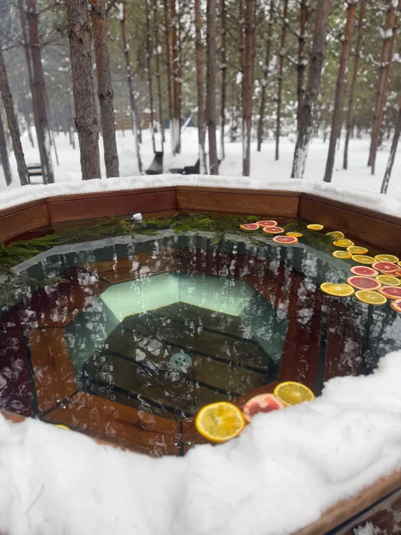 Дом 52m2 — чан, кухня, Wi-Fi