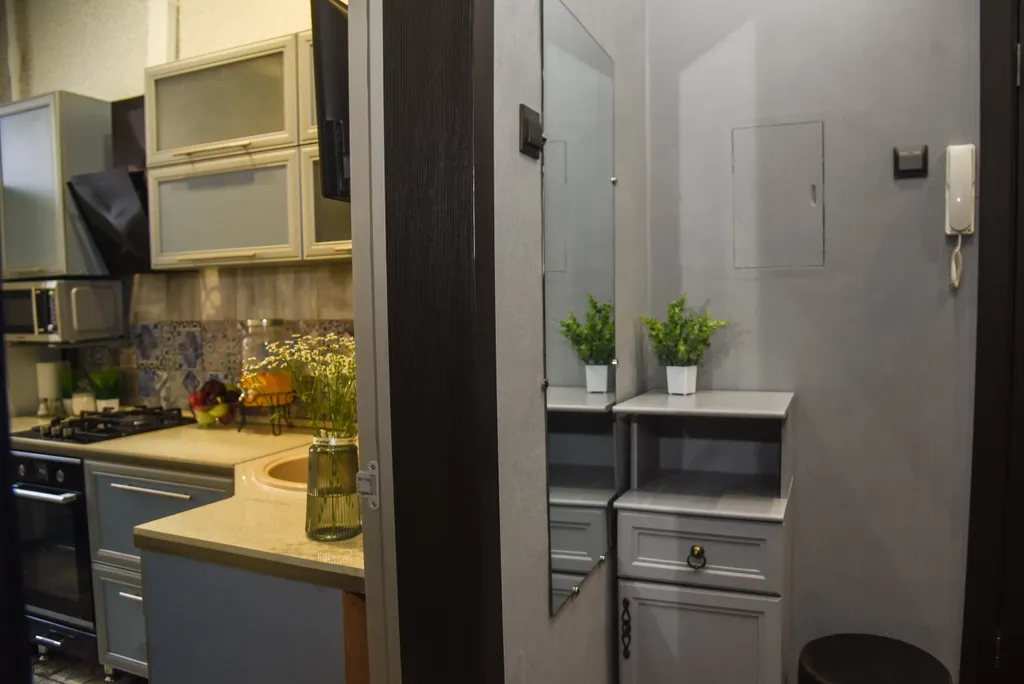 Квартира Просторная двухкомнатная квартира в доме Гумилёва — Кронштадт