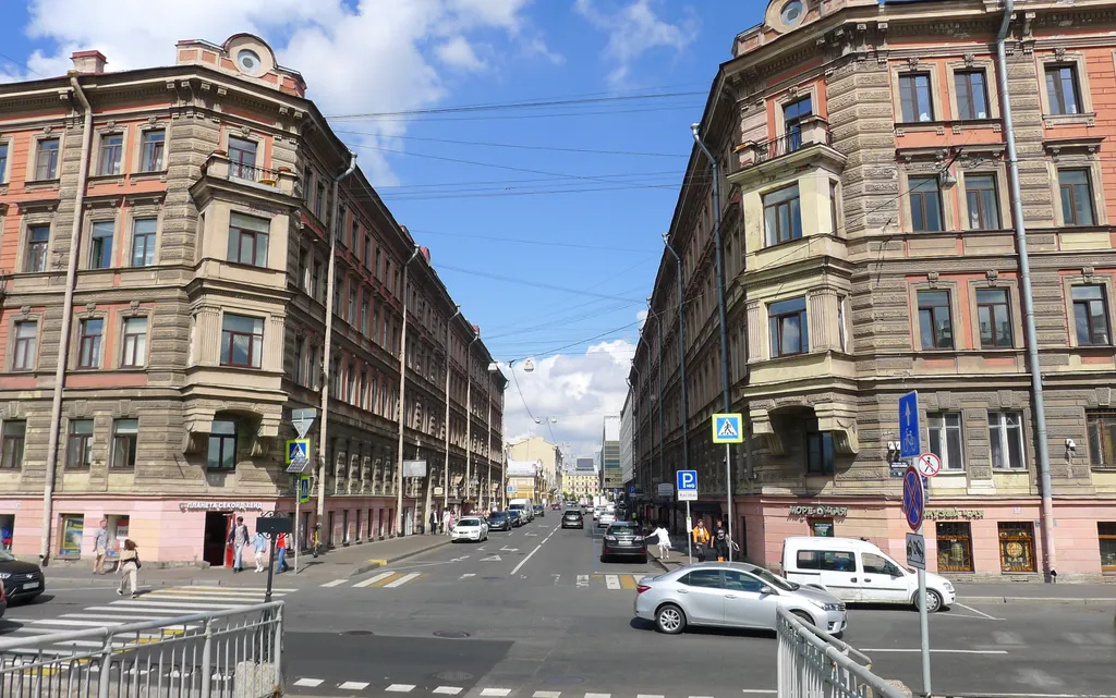 Комната в сердце города с видом на Фонтанку