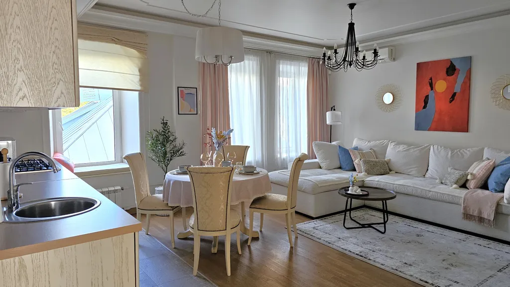 Квартира Уютная дизайнерская 2-комнатная квартира в самом центре Москвы — Москва