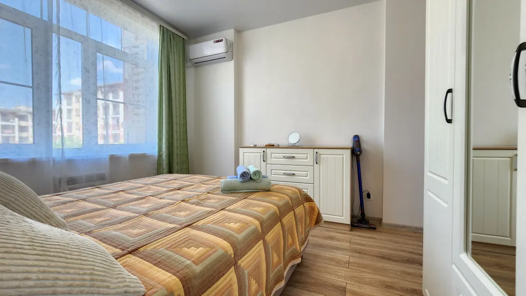 Уютная евротрешка с двумя балконами