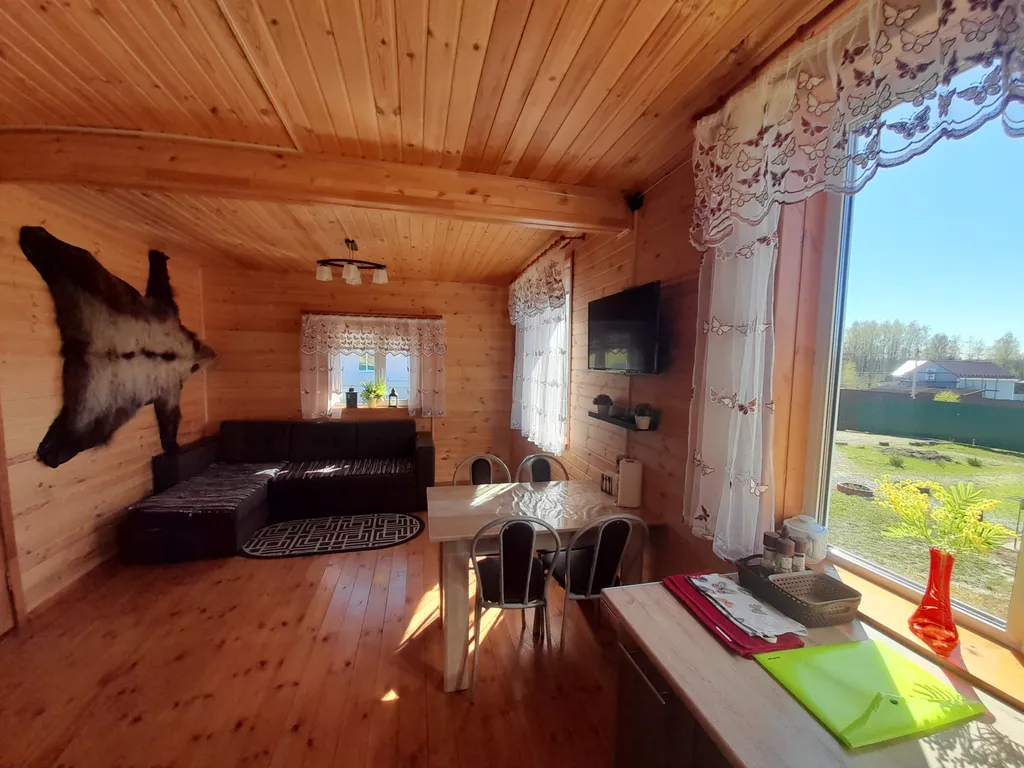 Уютный домик с отдельно стоящей русской баней на дровах и банным чаном