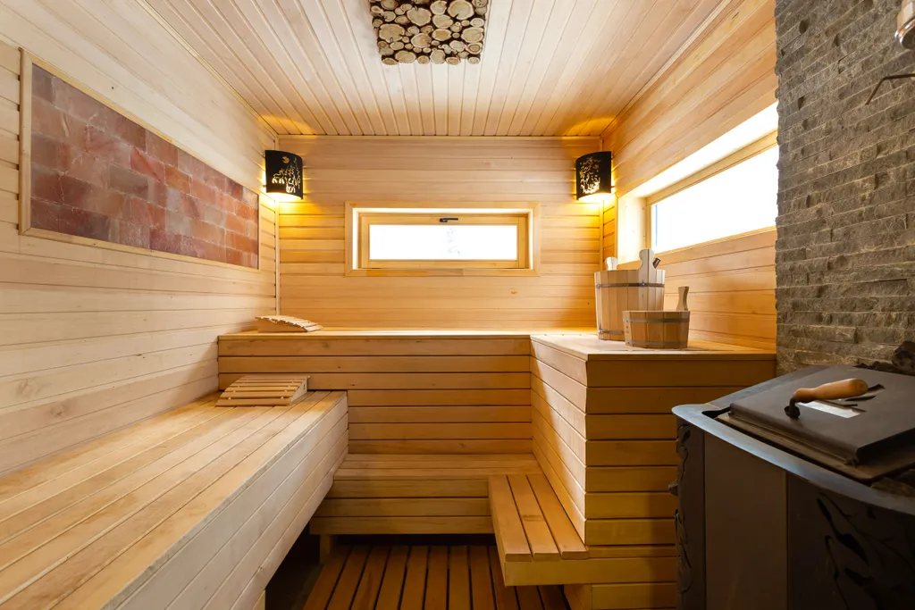 Домик A-Frame с купелью и баней 100 м2