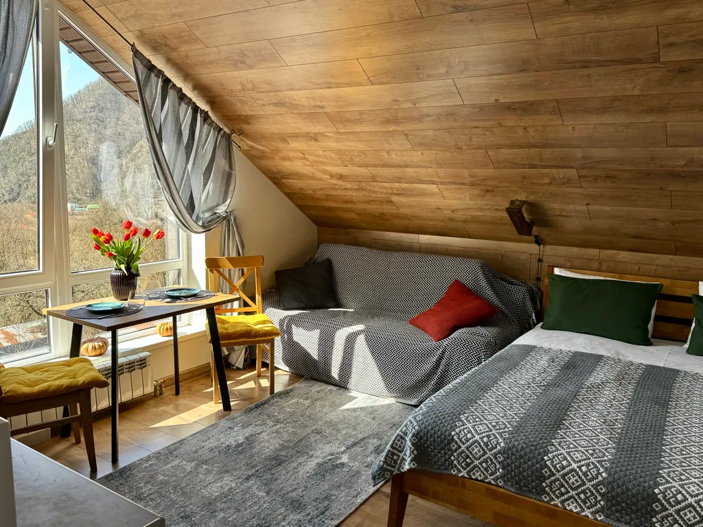 Квартира Уютная, светлая, видовая студия в Красной Поляне — аренда посуточно в Красная Поляна