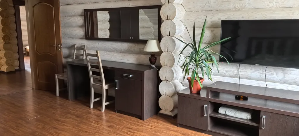 Срубовой коттедж на берегу Волги