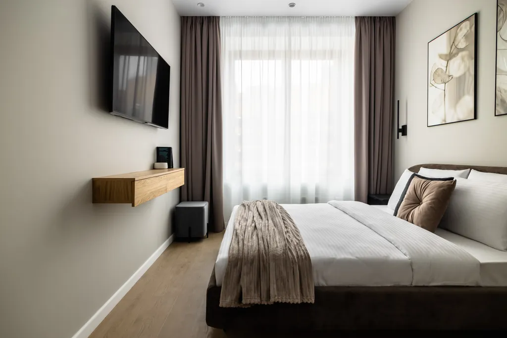 Квартира Квартира ДВУХКОМНАТНЫЕ АПАРТМЕНТЫ 'ЛАТТЕ ФЛЭТПОРТ' РЯДОМ С МОСКВА-СИТИ, для 5 г — Москва