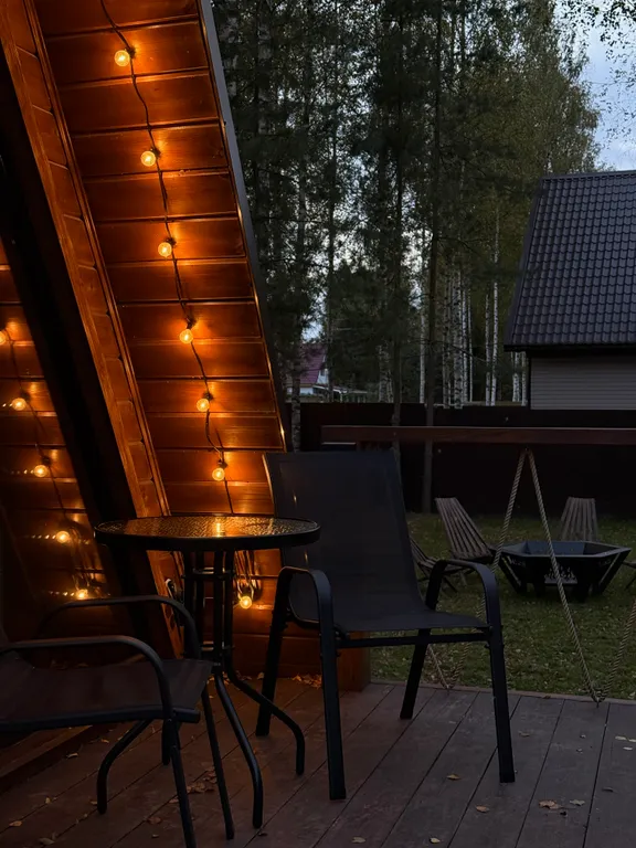 Дом А-фрейм на Рыбинском море