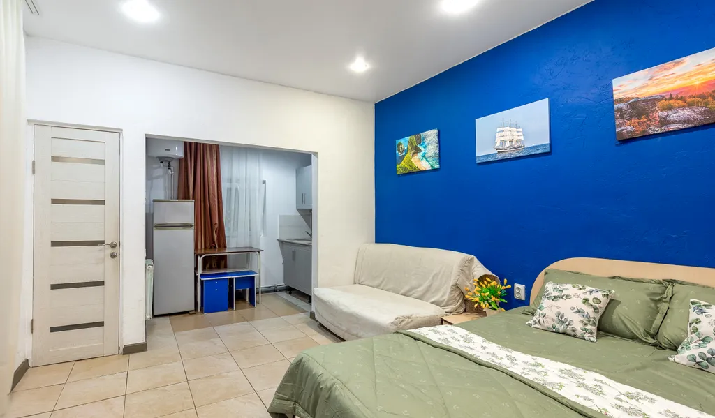 Квартира Квартира Студия в 5 минутах от пляжа сады морей — Геленджик