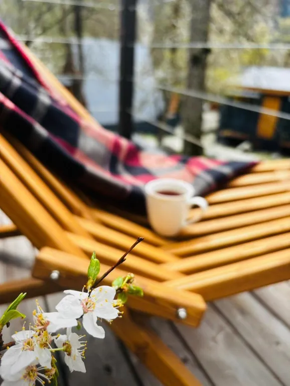 Коттедж Дом А-фрейм в живописном лесу — Архыз