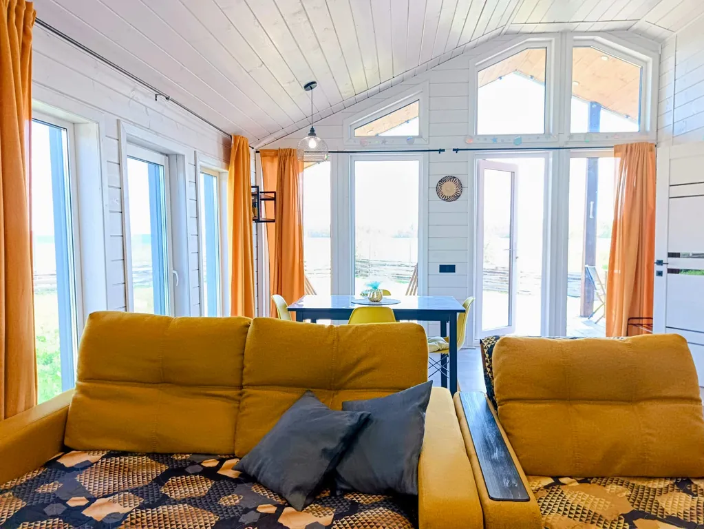 Коттедж с проектом с видом на Волгу с бесконтактным заселением