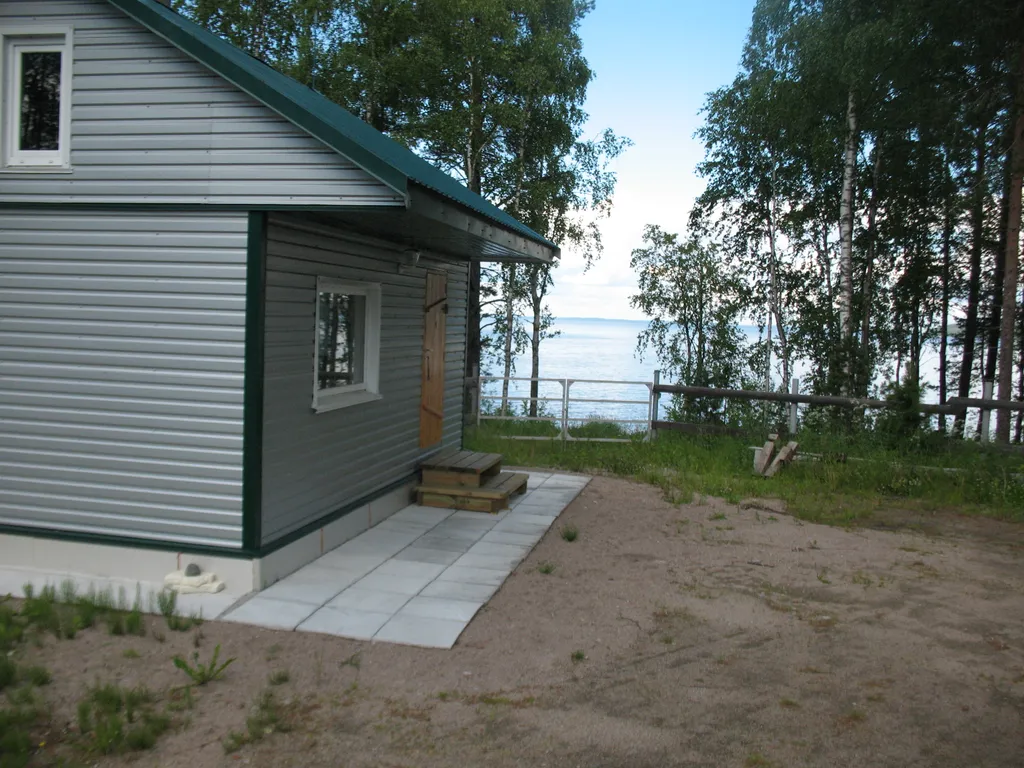 Дом на Сямозере у пляжа