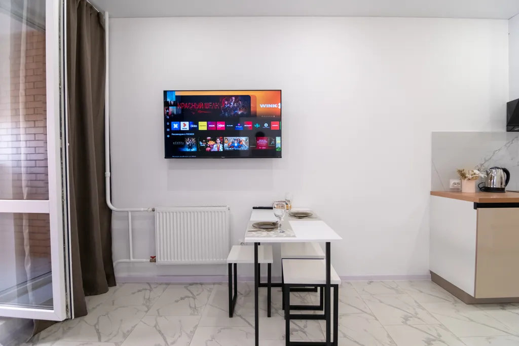 Апартаменты с стильным ремонтом на троих