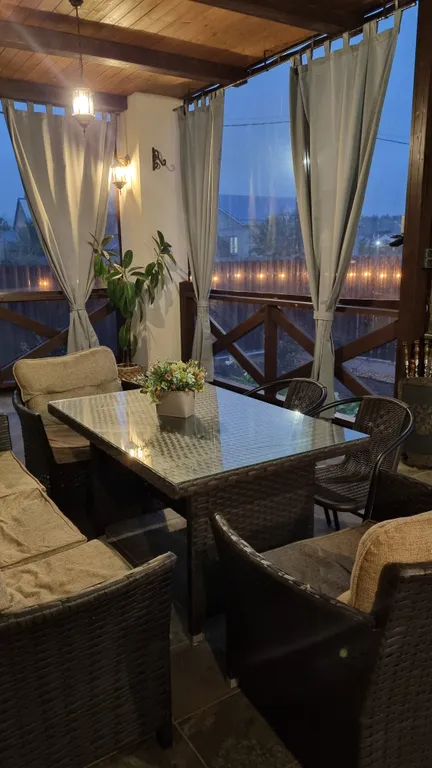 Новый дом с финской сауной, террасой и видом на гору Змейка