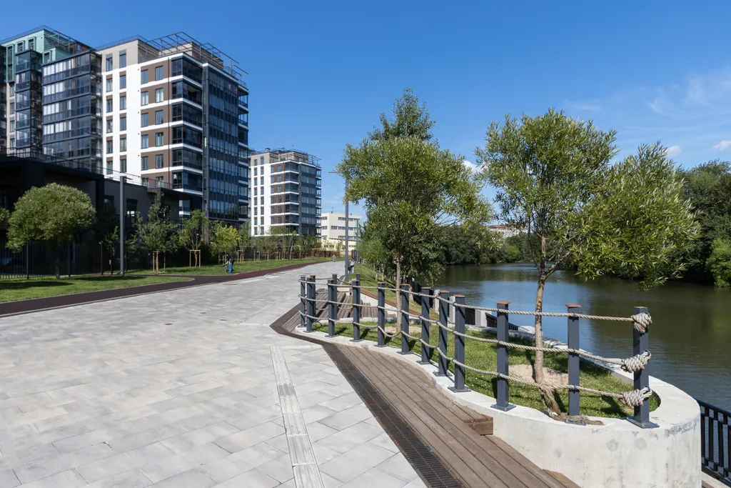 Квартира Апартаменты на берегу реки Охта — Санкт-Петербург