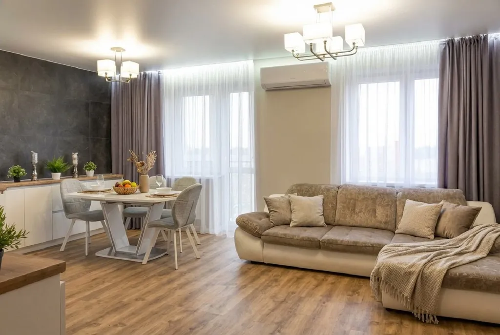 Квартира Санни Светлогорск 7 - просторные апартаменты с двумя спальнями, 7 этаж — аренда посуточно в Светлогорск