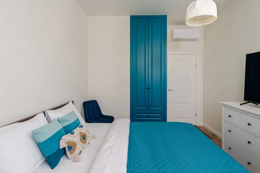 Двухкомнатная квартира с видом на город