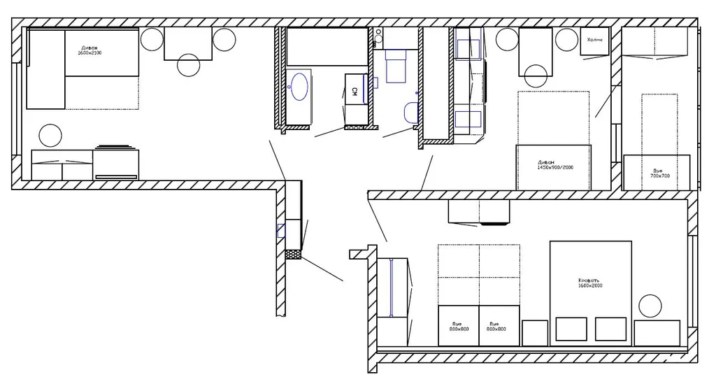 Семейная квартира рядом с метро