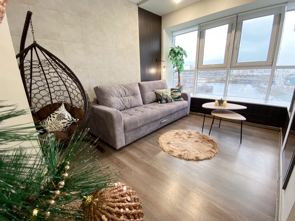 Апартаменты с джакузи и панорамными окнами