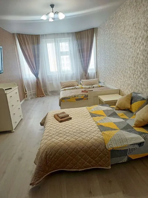 Большая суперкомфортная трёхкомнатная квартира с балконом