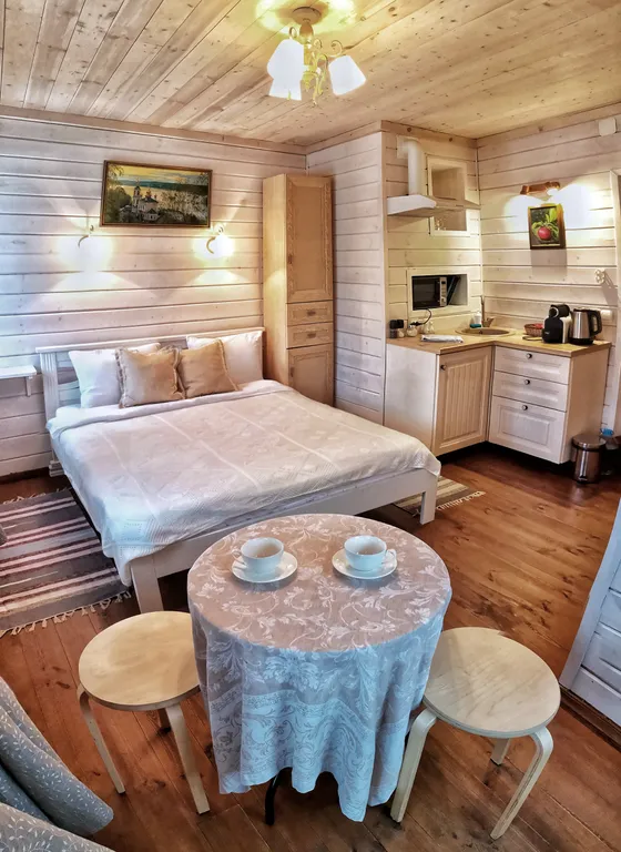 Дом Шемякина студия 3 с видом на Волгу