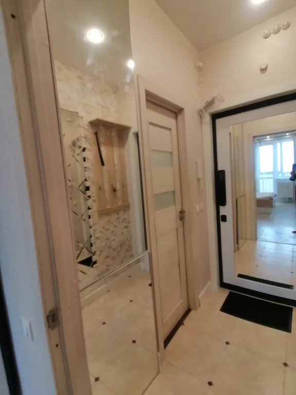 Квартира Квартира Квapтира-студия рядом с метро — Мурино